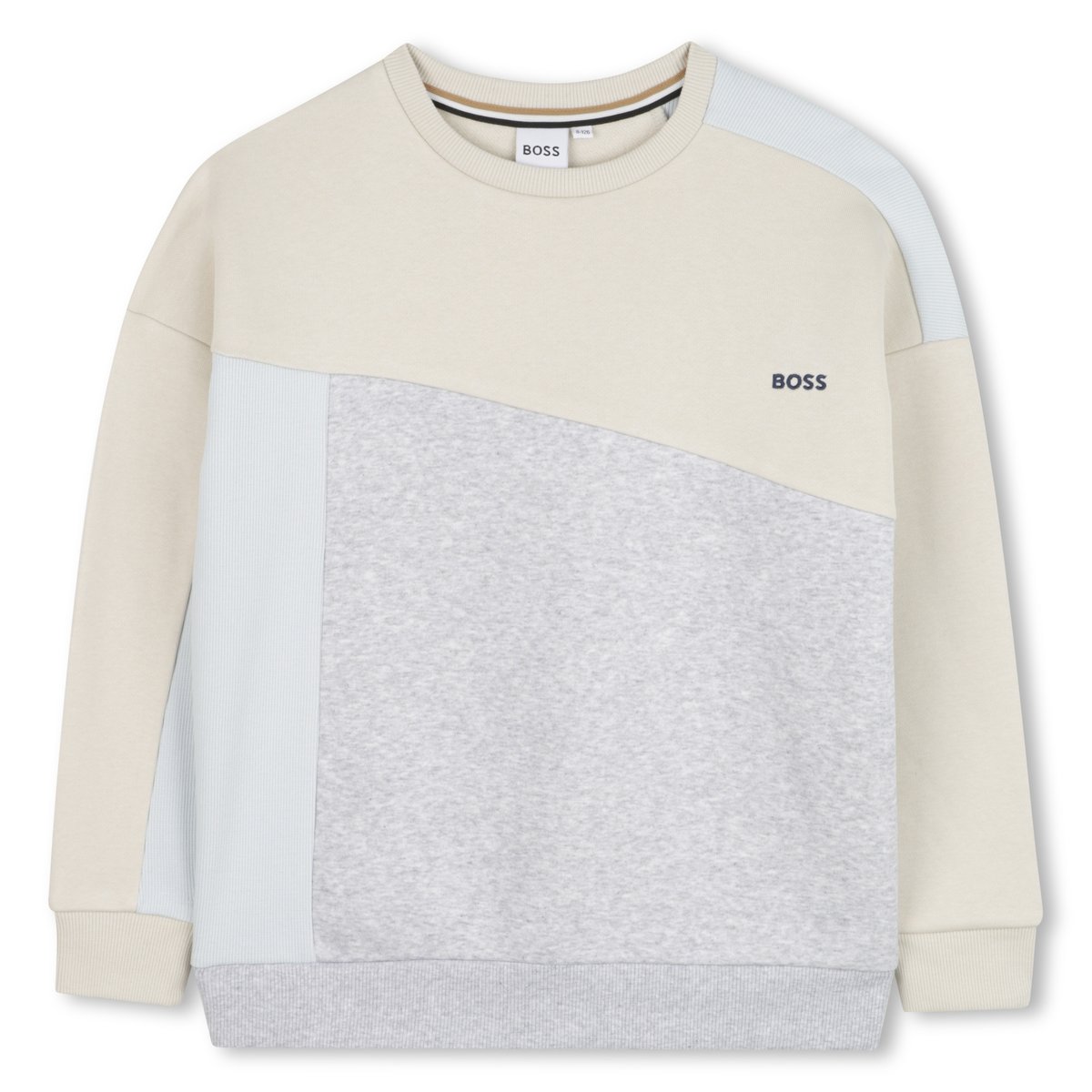 Sweat à col rond vanille, BOSS KIDSWEAR