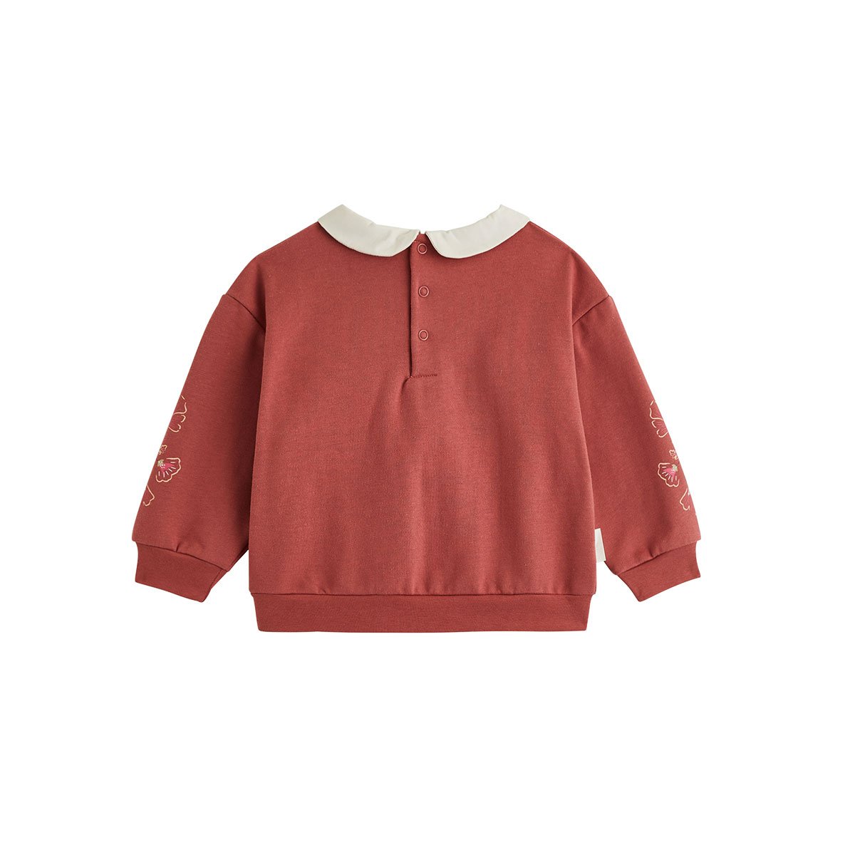 Sweat-shirt bébé en molleton Léa rose, PETIT BEGUIN