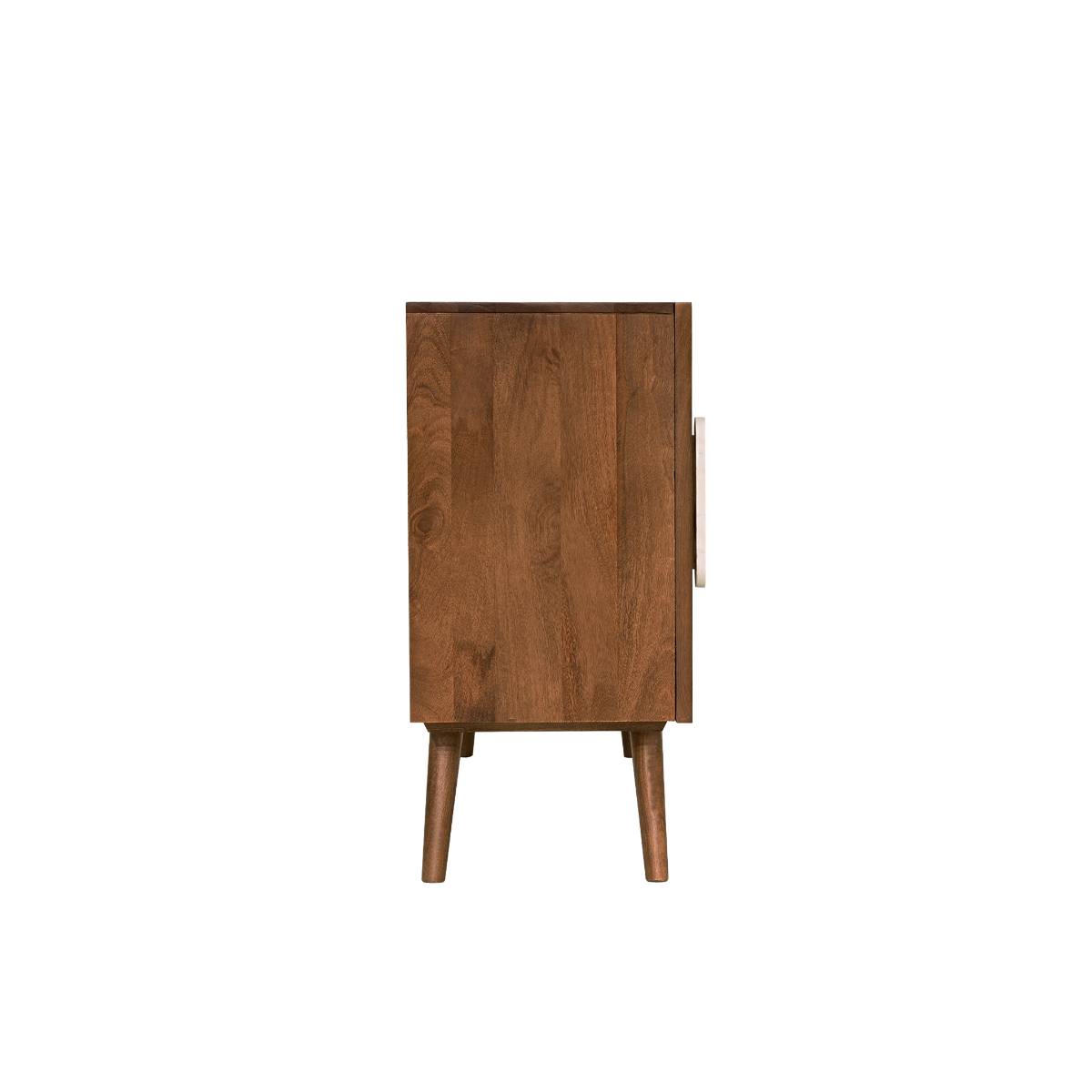 Buffet en bois de manguier et marbre AVENOR bois foncé, MADE IN MEUBLES