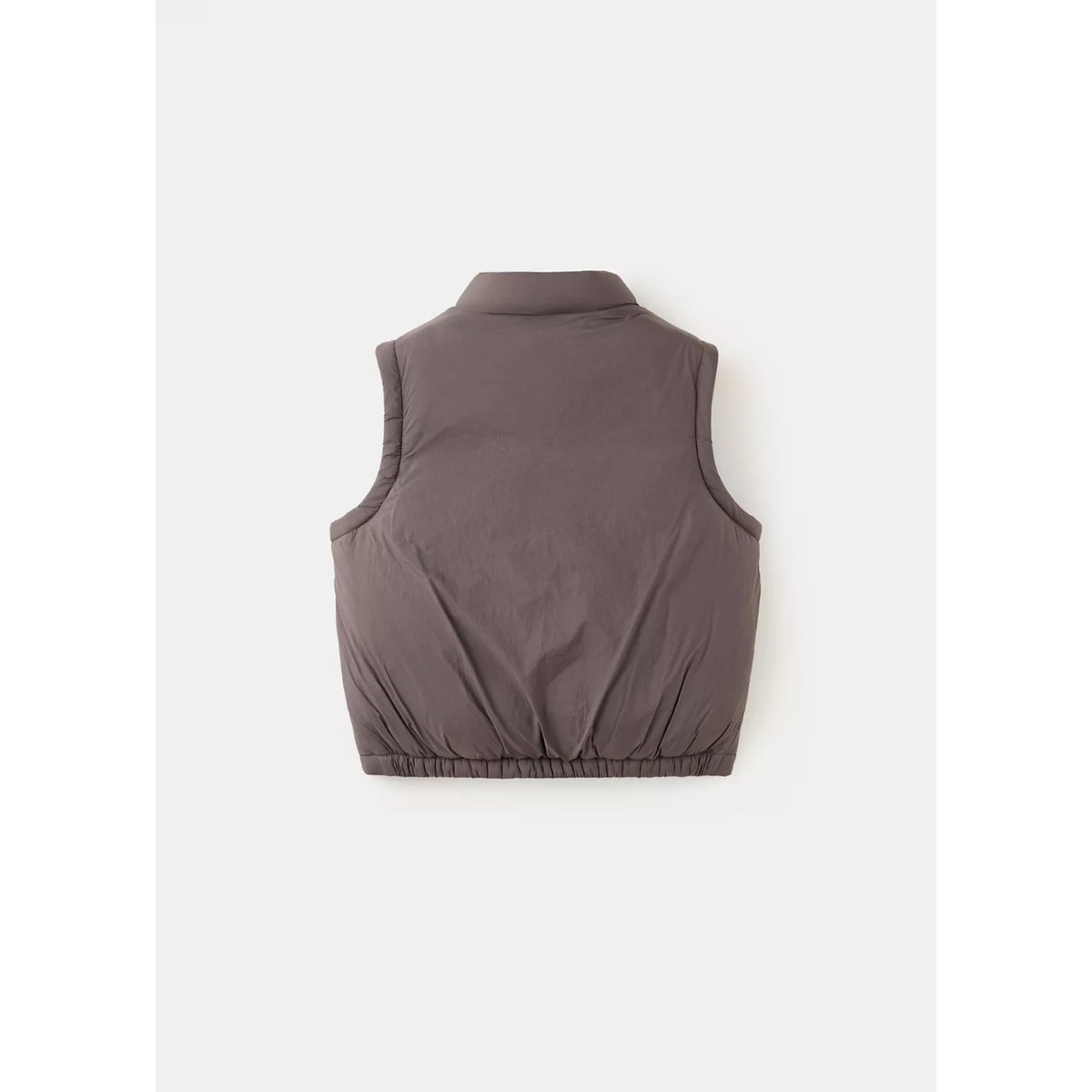 Gilet matelassé poches marron, MANGO BABY
