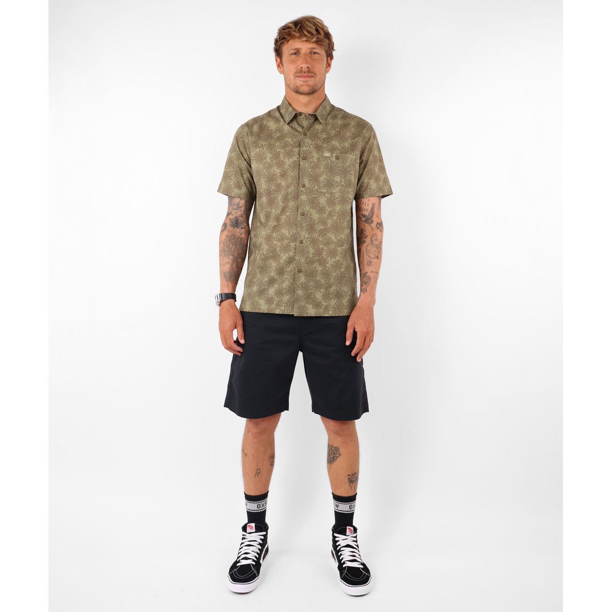 Chemise manches courtes imprimée CORAIL army, OXBOW