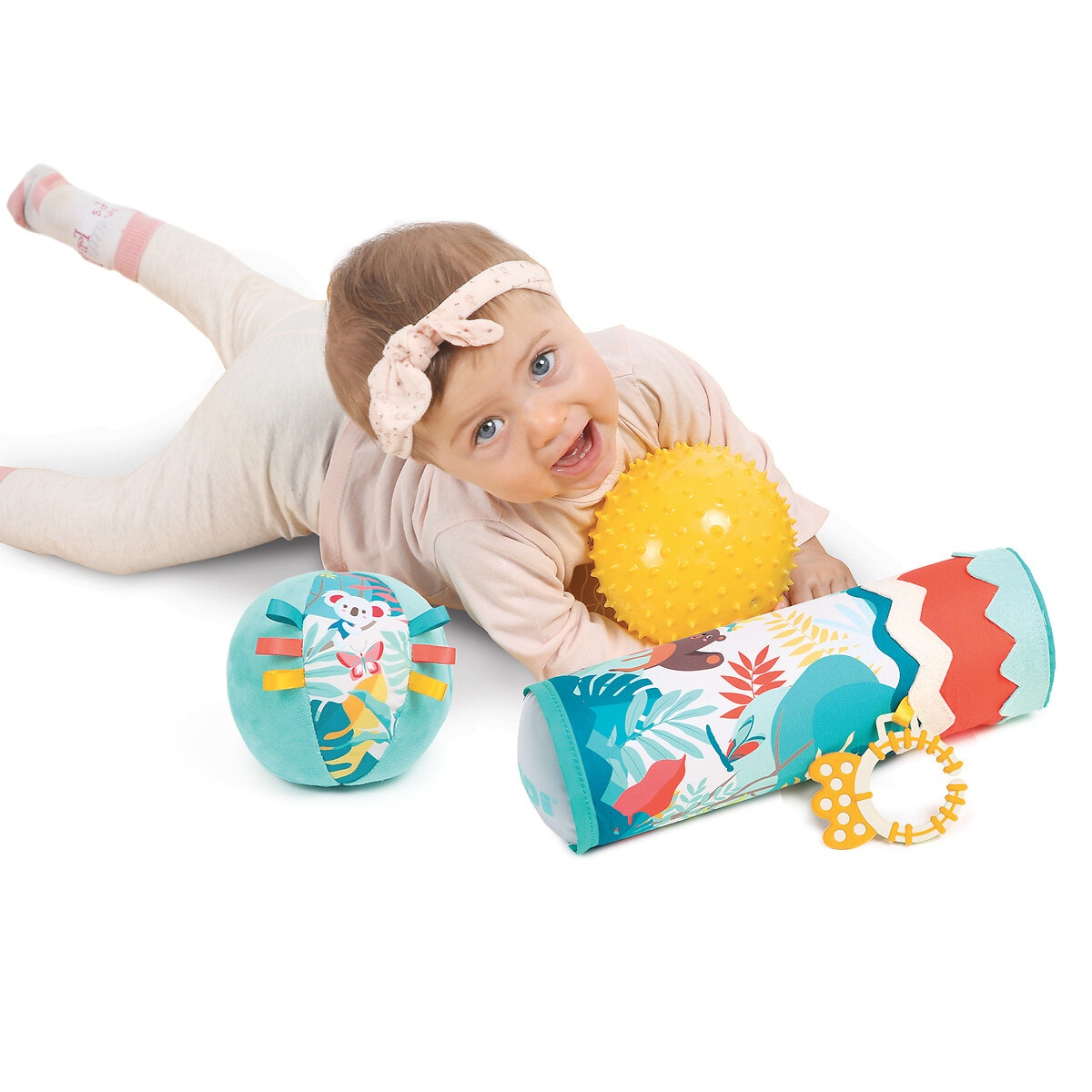 Coffret d'éveil tube et balles multicolore, LUDI