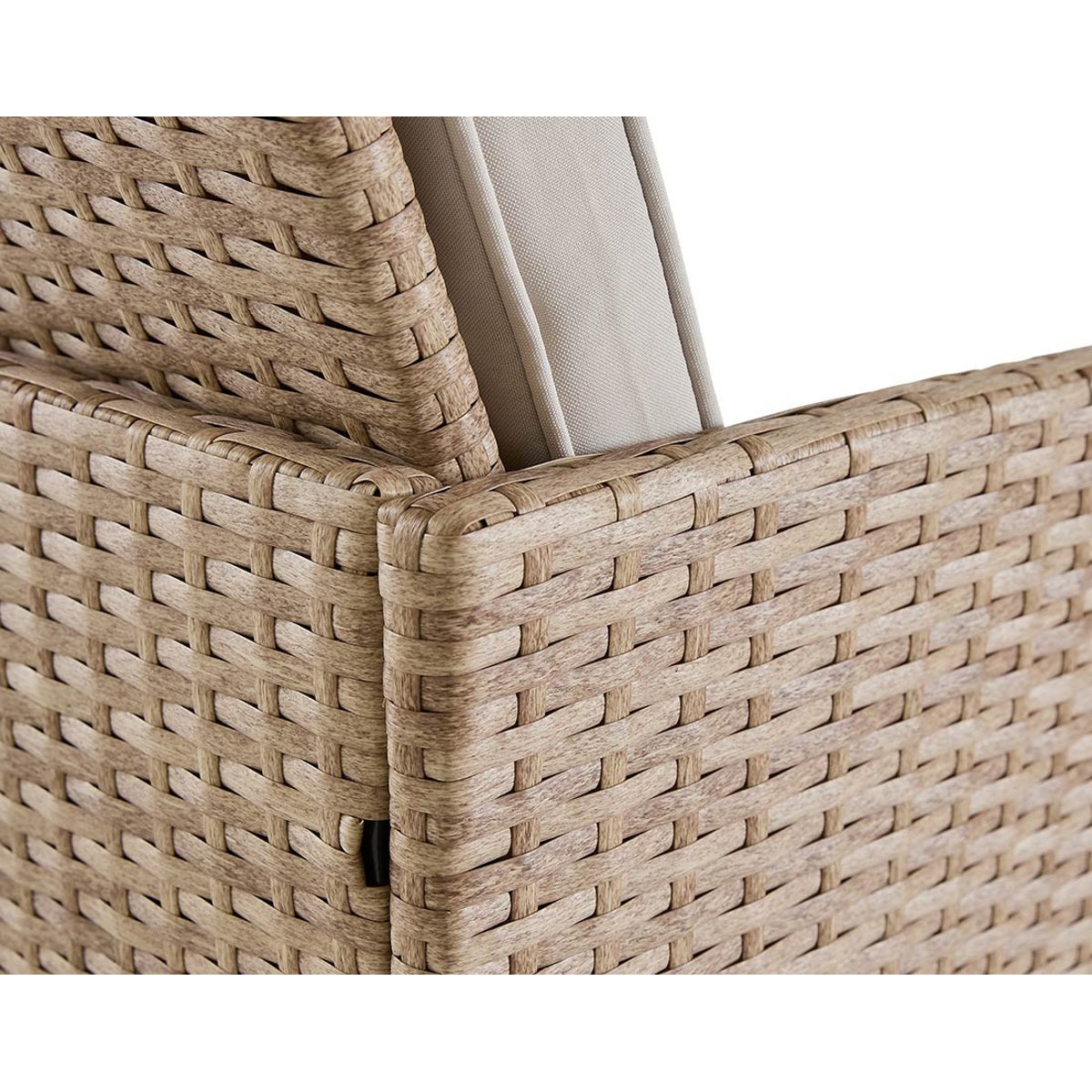 Salon de jardin encastrable 12 places, FIRA beige, BEST MOBILIER