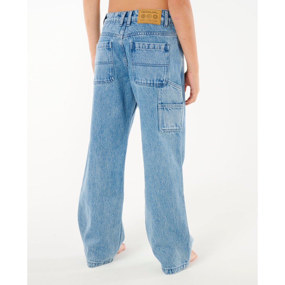 Pantalon HYPED DENIM PANT bleu délavé, RIP CURL