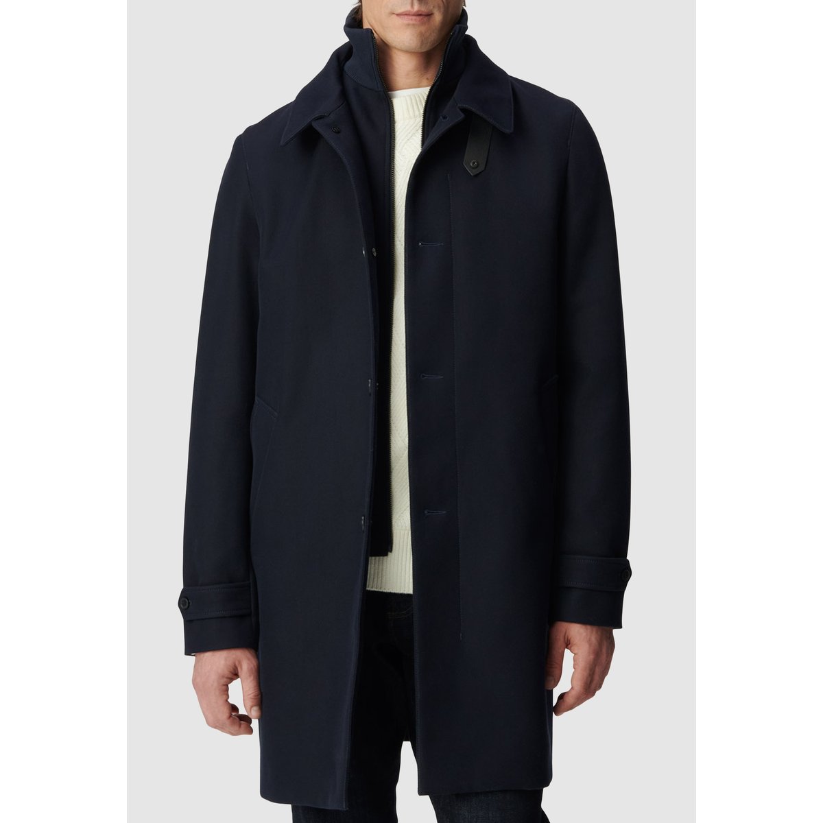 Trench avec parementure amovible bleu marine, IKKS