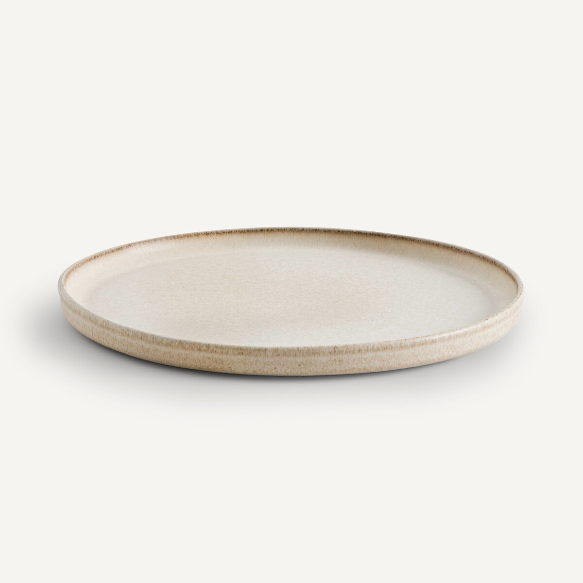 Lot de 4 assiettes plates en grès, Gandra beige, AM.PM