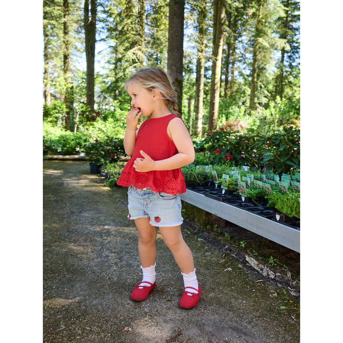 Blouse barbados cherry, KIDS ONLY