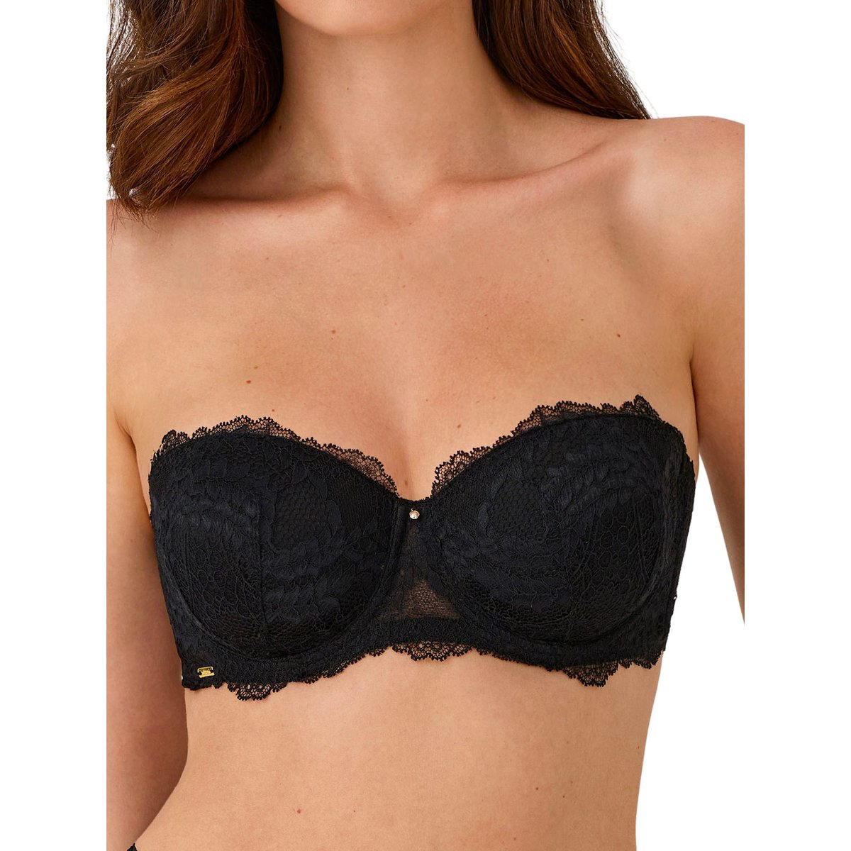 Soutien-gorge bandeau RENATTA noir, SELMARK