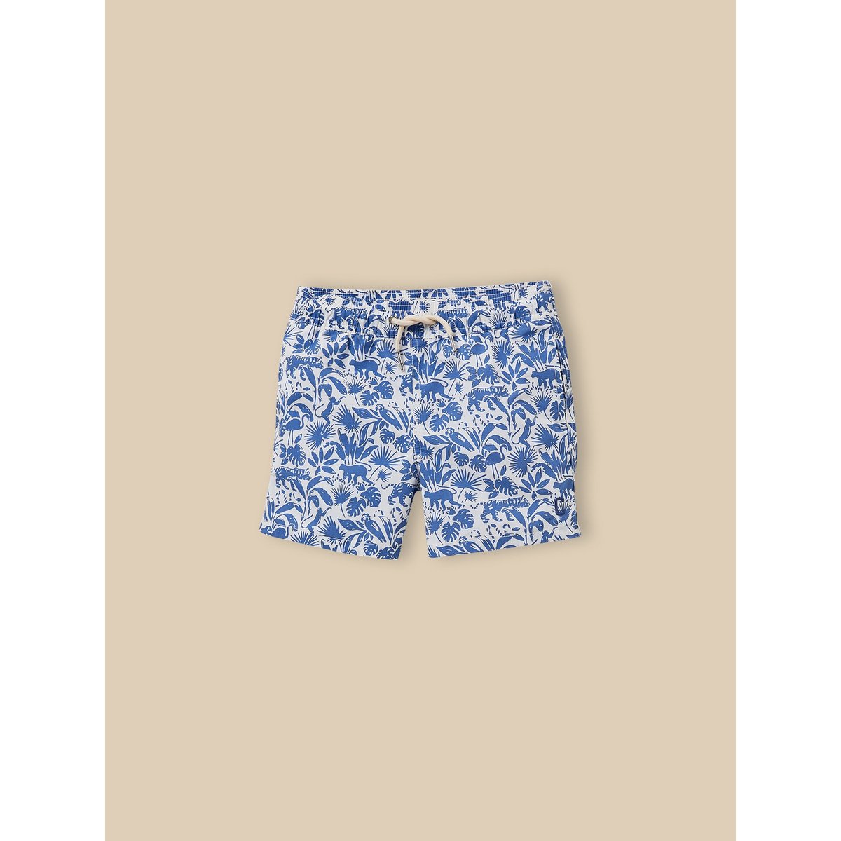 Short imprimé jungle bleu, CYRILLUS
