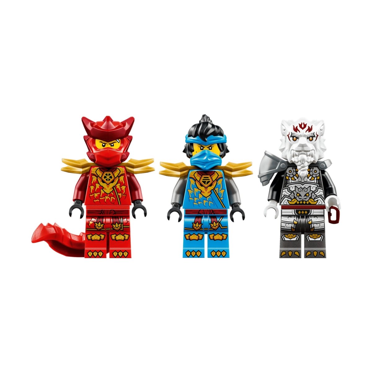 Ninjago Zilvar et Grimtak la bête draconique multicolore, LEGO