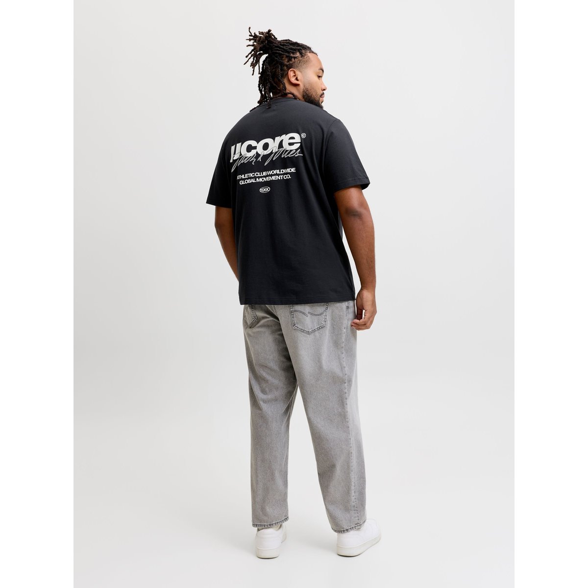 T-Shirt noire - black, JACK & JONES