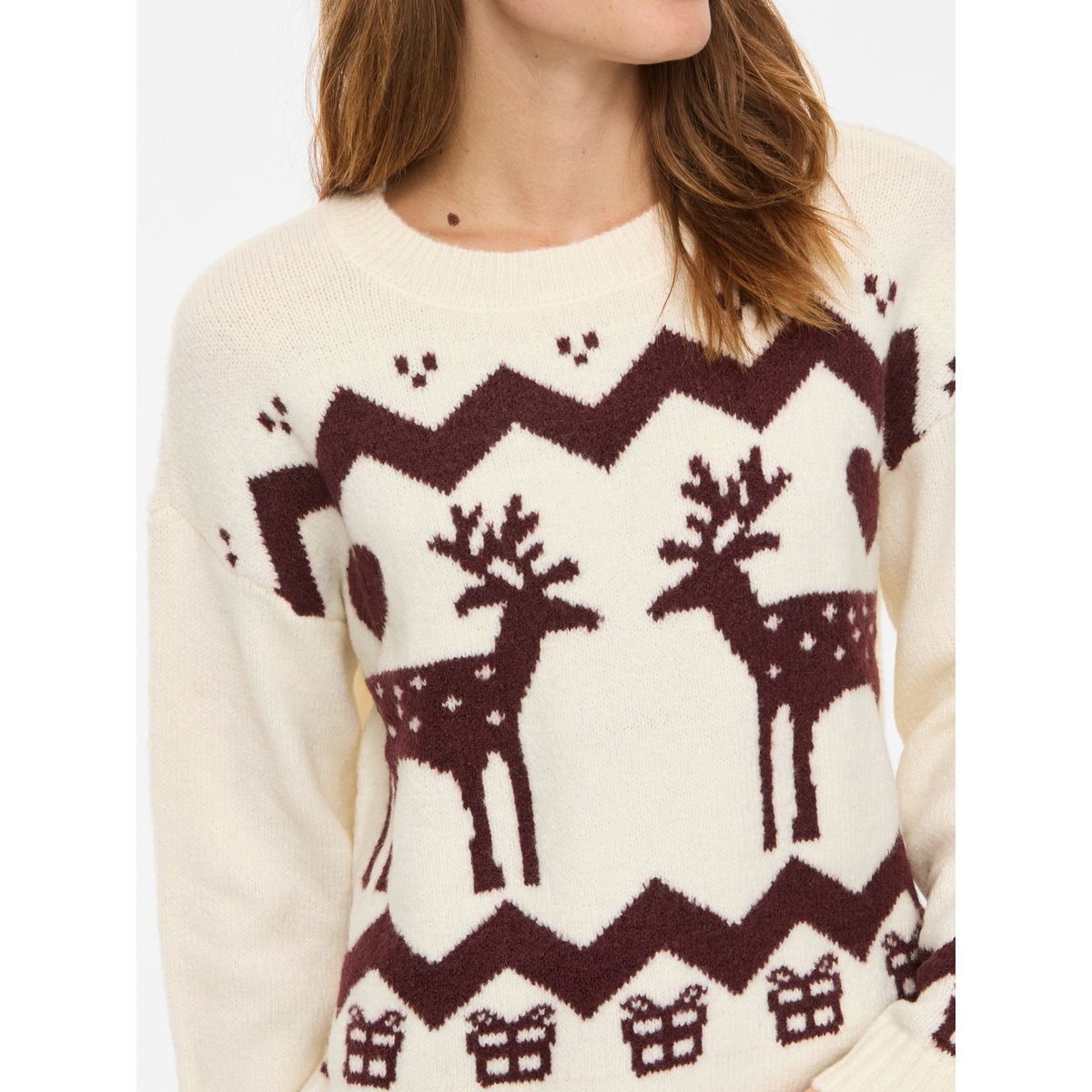 Pull De Noël gris - birch1, VILA