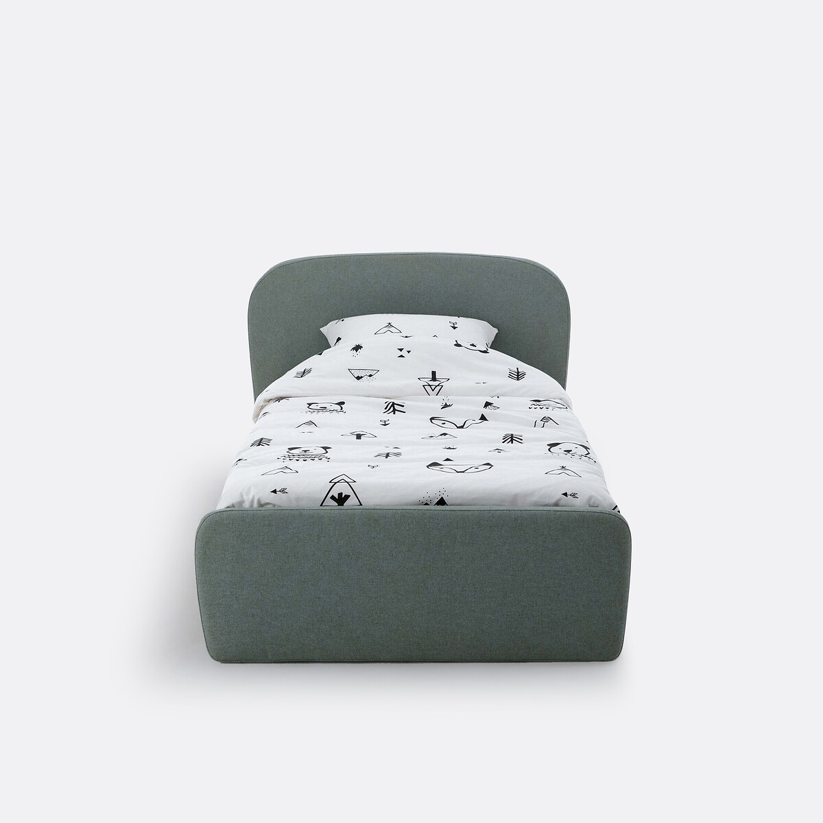 Lit enfant avec sommier, Comète naturel/vert de gris, LA REDOUTE INTERIEURS