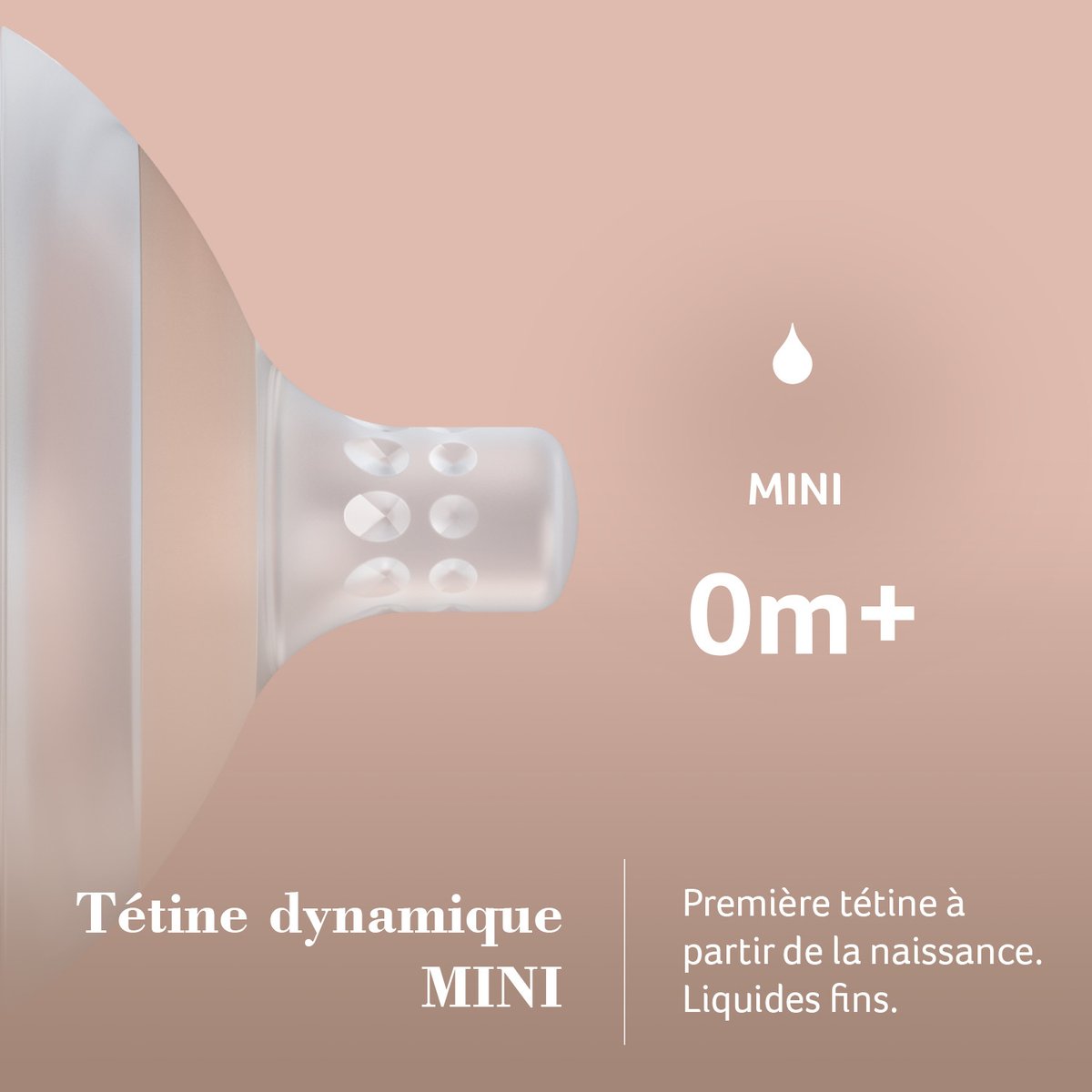 Tétine Dynamique Mammafeel MAISON SEVIRA blanc, DIFRAX