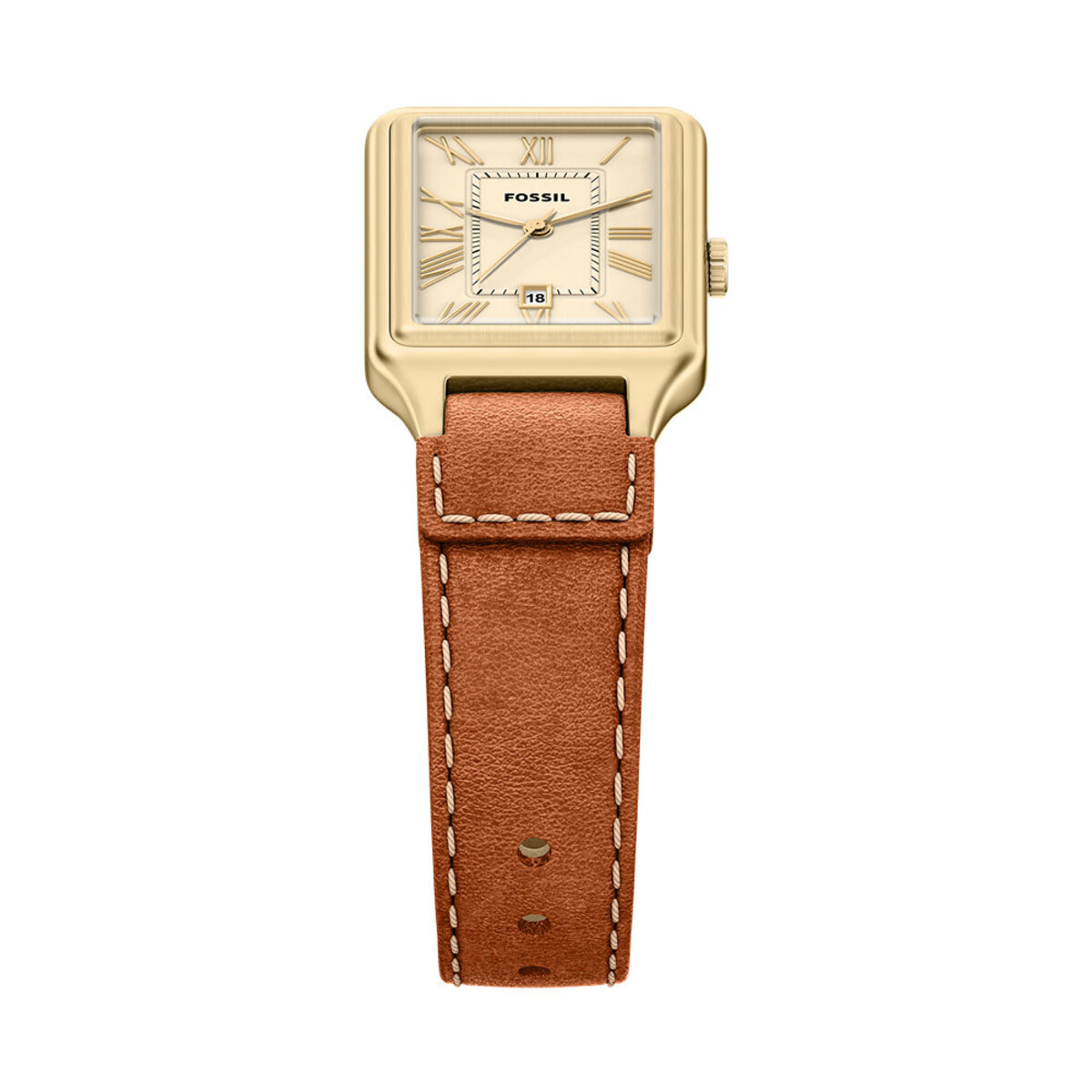 Montre Analogique  RAQUEL doré doré marron, FOSSIL