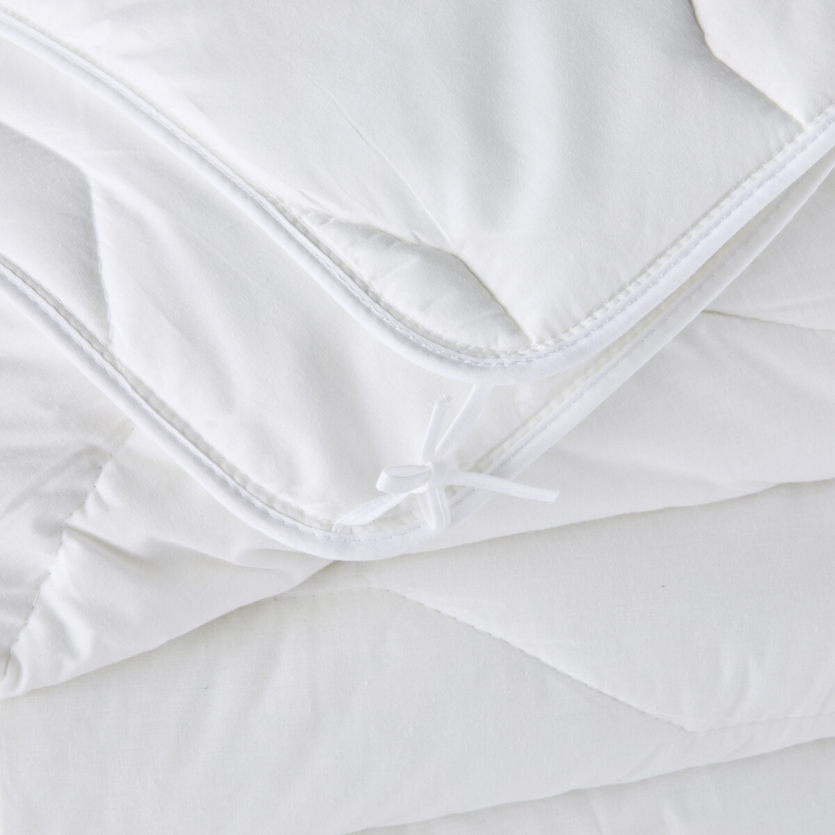 Couette 4 saisons coton bio anti-acarien blanc, LA REDOUTE INTERIEURS