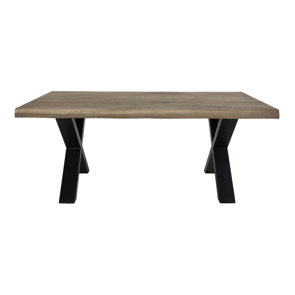 Table basse en chêne bords irréguliers SAVONE chêne brun, PIER IMPORT