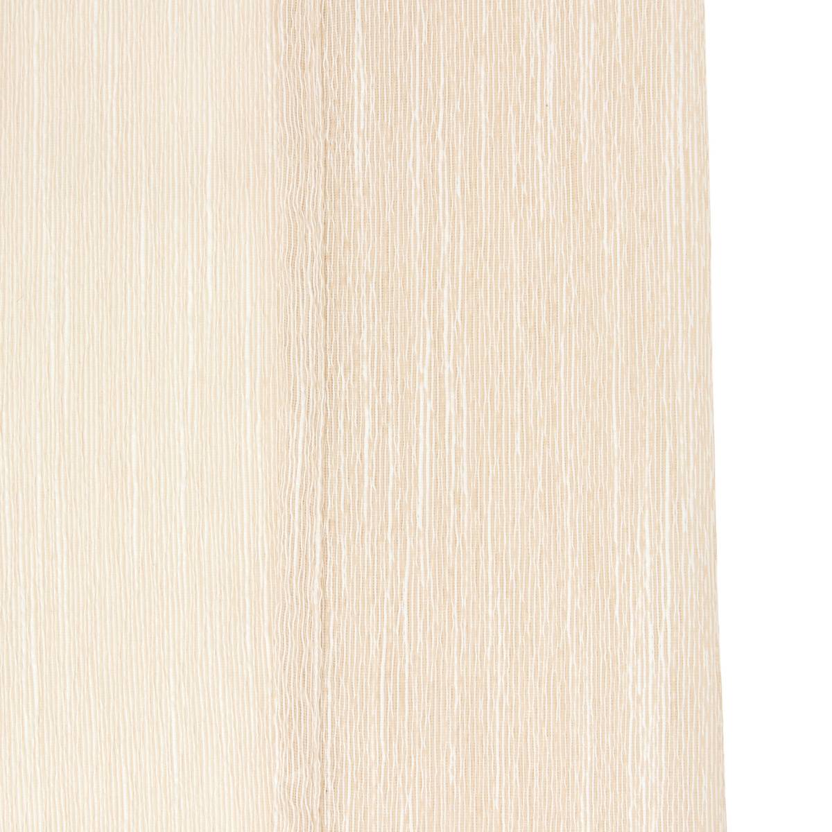 Voilage TEOR beige lin, ATMOSPHERA