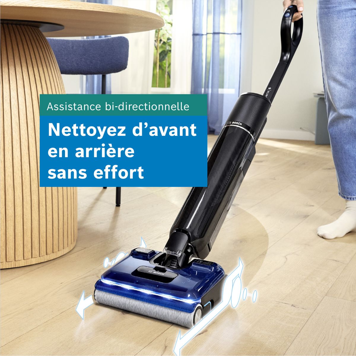 Aspirateur laveur Série 6 BHF61BX couleur unique, BOSCH