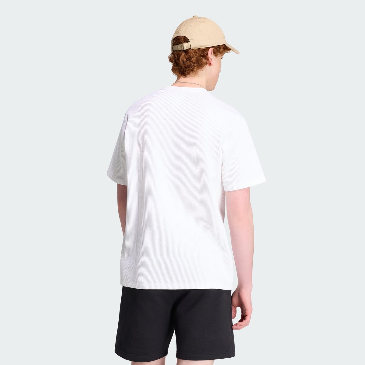 T-Shirt Gaufré Trèfle Essentials T-Shirt Gaufré Trèfle Essentials white, adidas Originals
