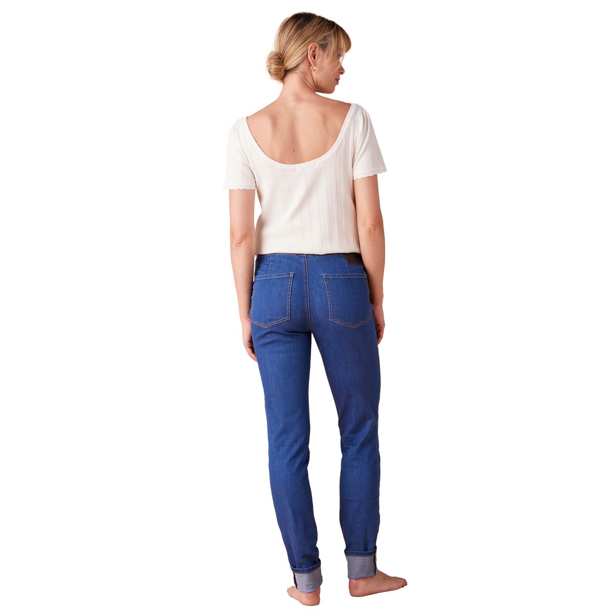 Tregging de grossesse en denim bleu foncé, ENVIE DE FRAISE