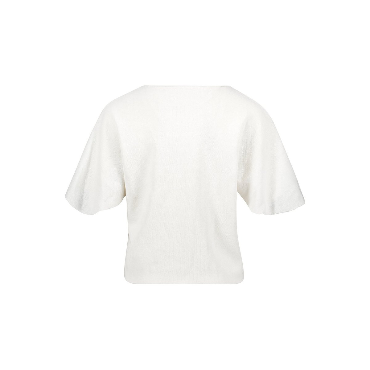 Pull-over en maille à manches à ailettes blanc, CARTOON