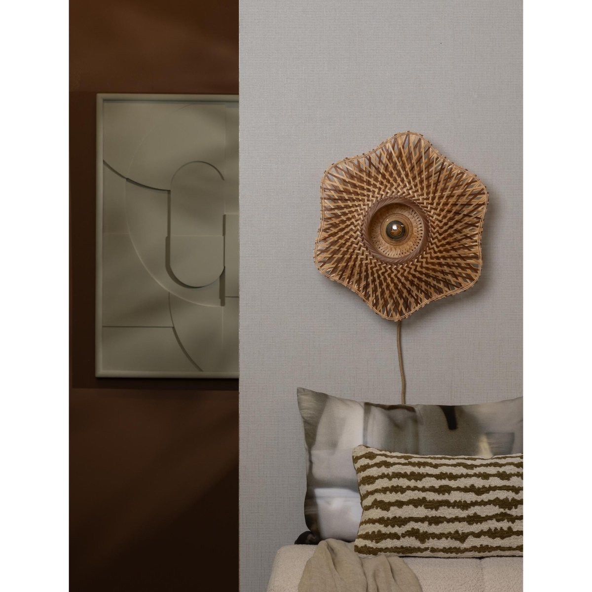 Lampe Murale Bambou MADURA naturel, GOOD & MOJO