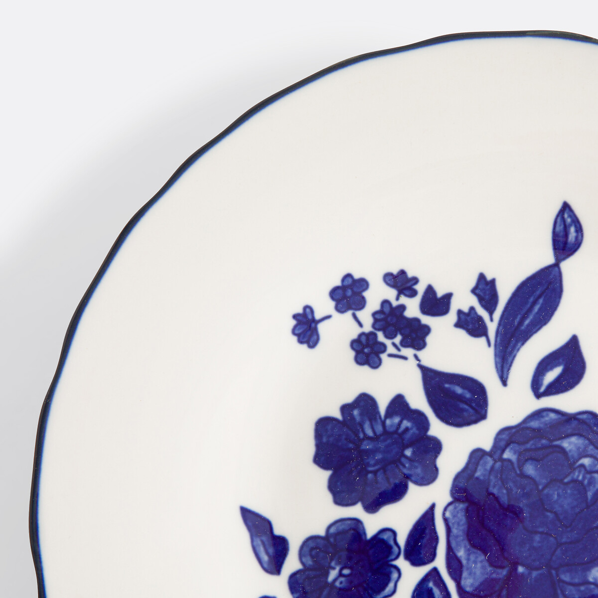 Lot de 4 assiettes à dessert en porcelaine, Lysor multicolore, LA REDOUTE INTERIEURS
