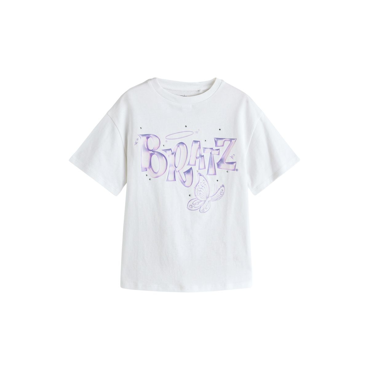 T-shirt oversize à motif bratz sous licence blanc, NEXT