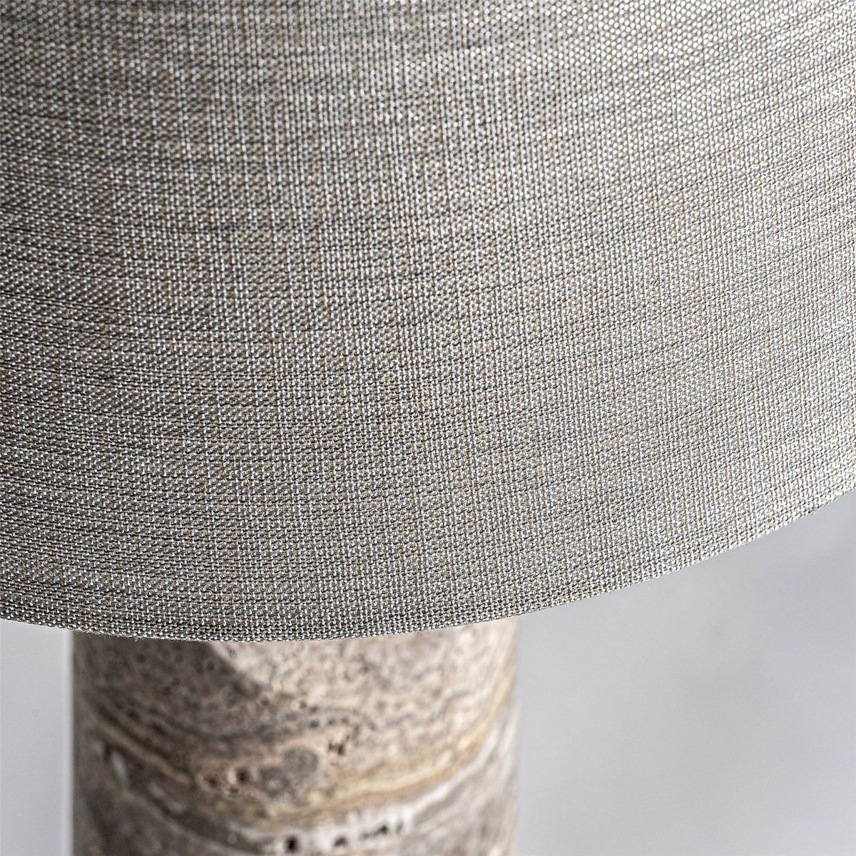 Lampe de table en marbre, VACIO gris fumé marbré, RECOLLECTION