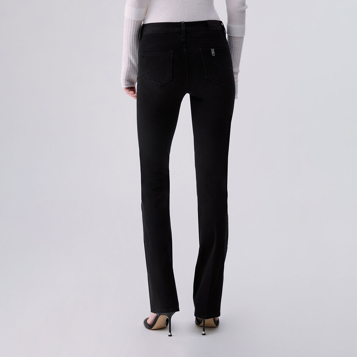Jean bootcut Amazing Fit denim noir, LIU JO