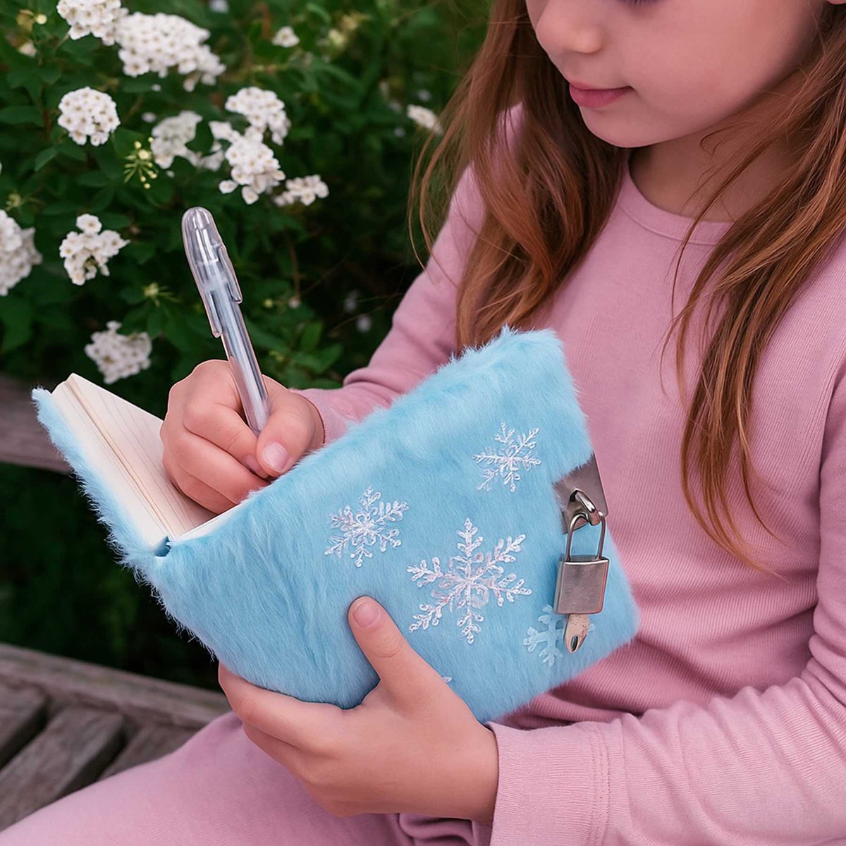 Journal intime peluche - Sisters Forever reine Glace bleu, GREAT PRETENDERS