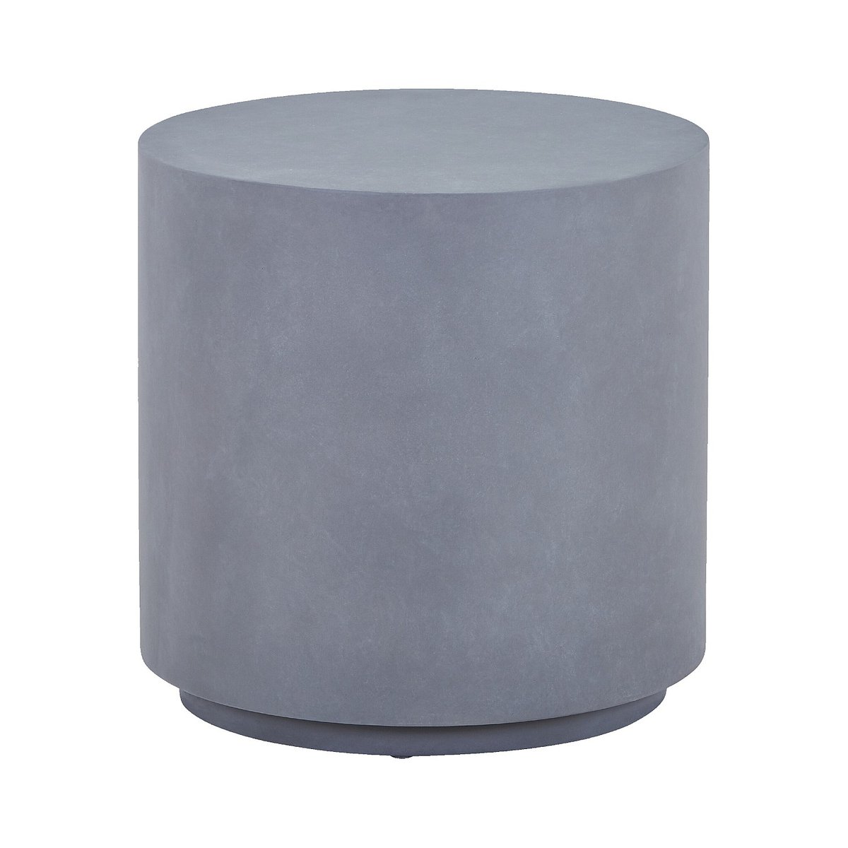 Table d'appoint ronde en ciment TRIANA gris, HABITAT