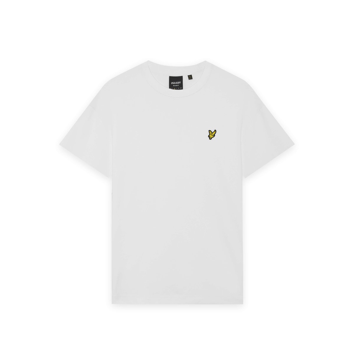T-shirt ultra doux en mélange de coton blanc, LYLE & SCOTT