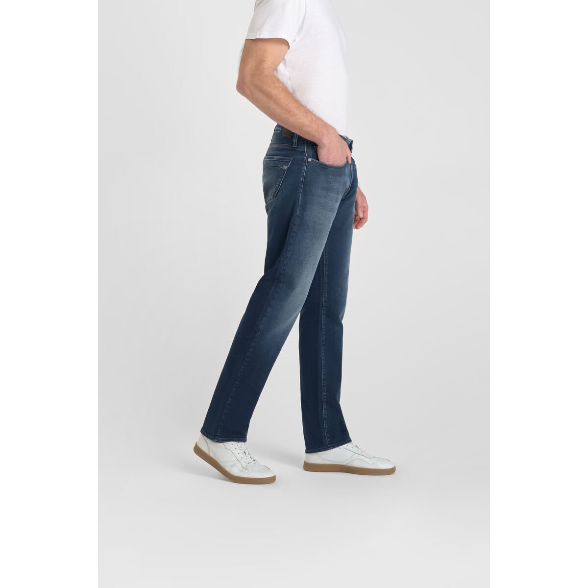 Jeans droite jogg 800/12 regular , longueur 34 blue, LE TEMPS DES CERISES