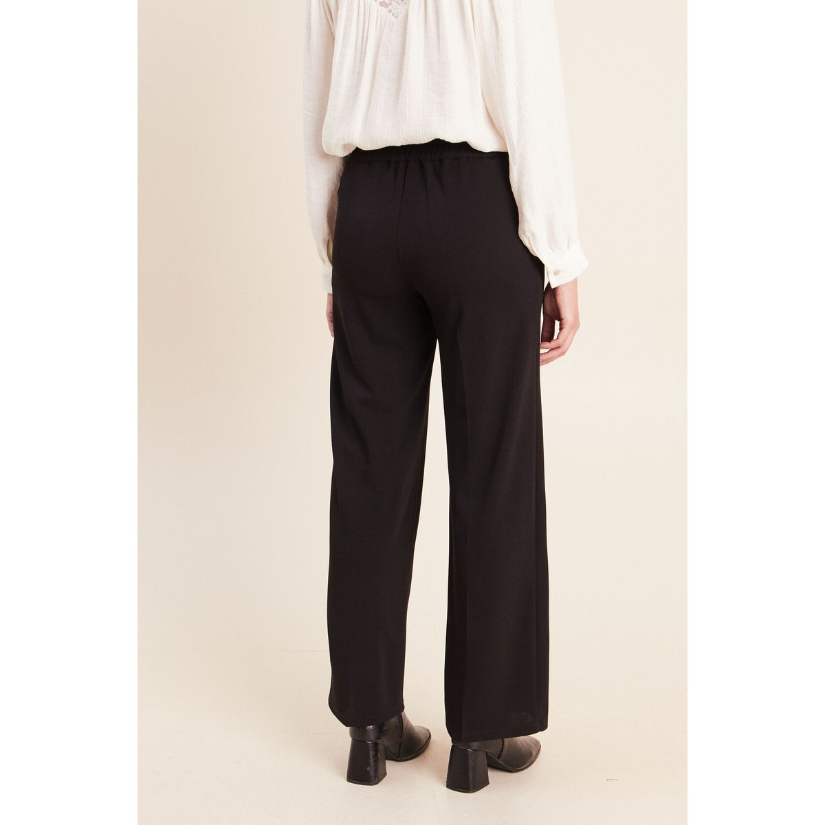 Pantalon taille haute noir, BREAL