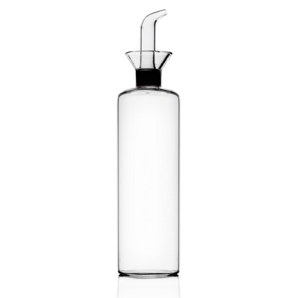 Bouteille huile olive bec verseur  CILINDRO transparent, ICHENDORF