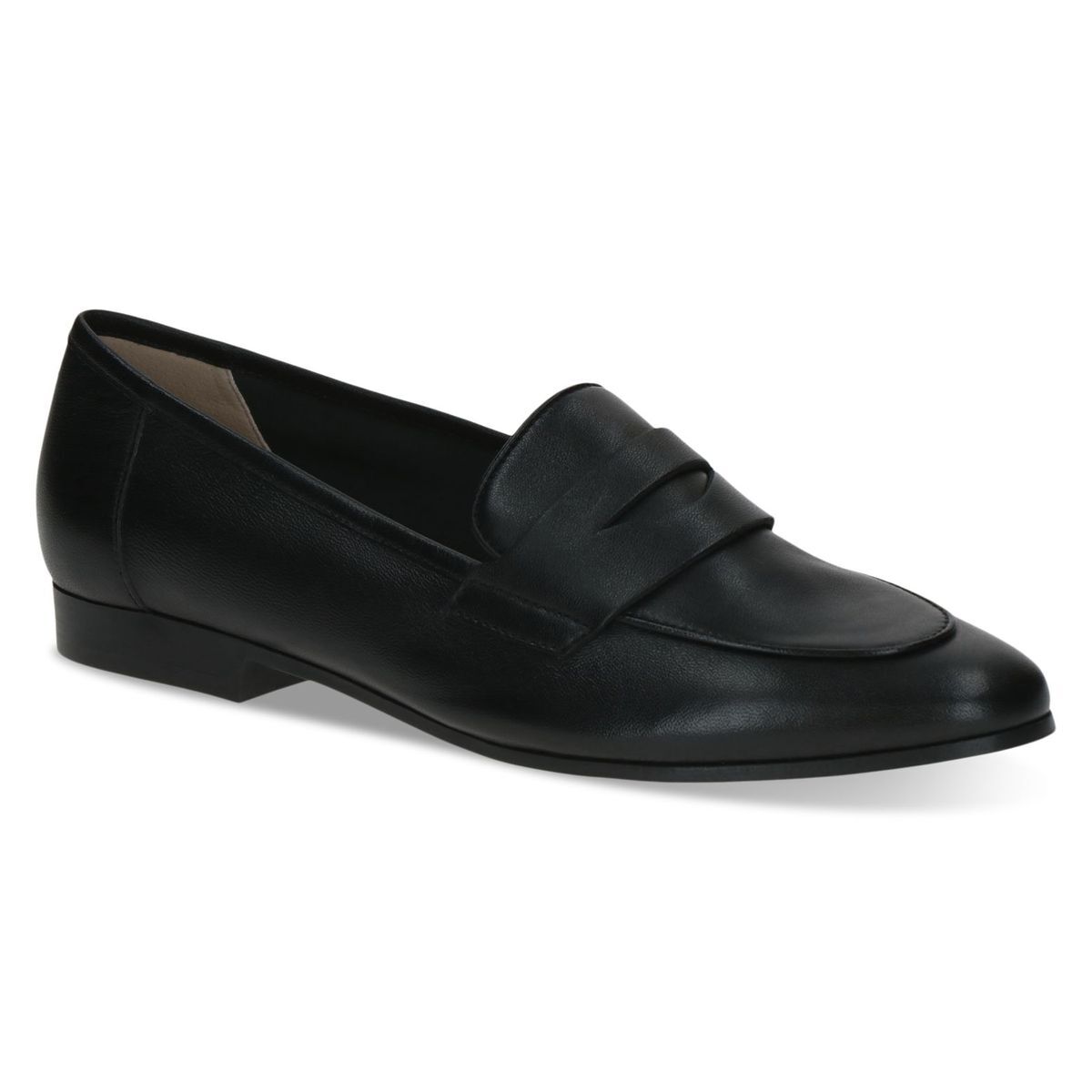 Slipper en cuir noir nappa, CAPRICE