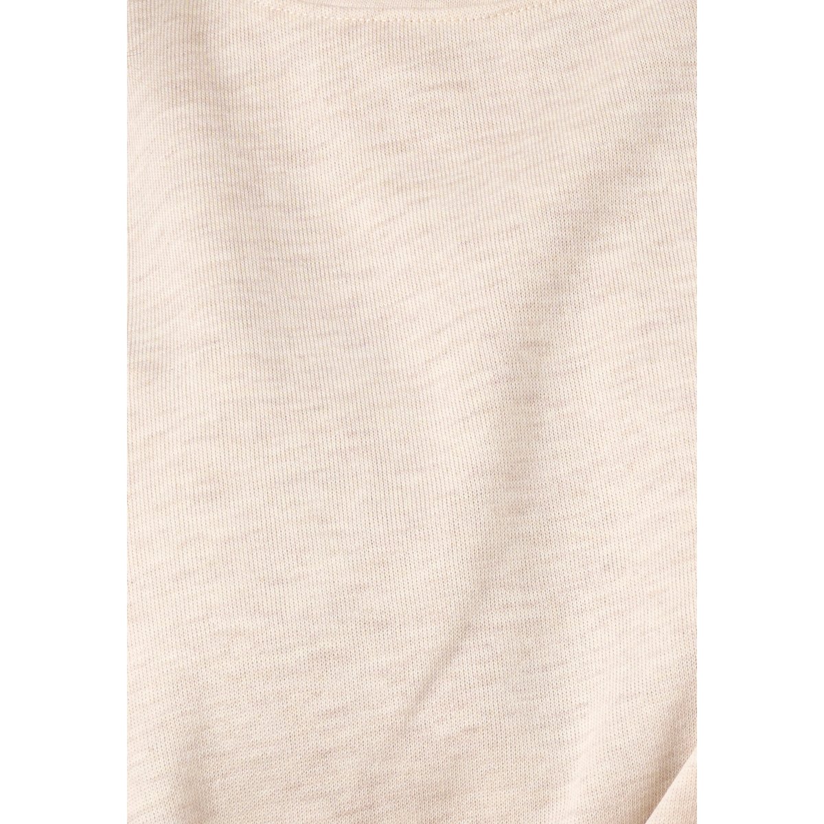 Sweat-shirt en molleton marron beige chiné, DAMART