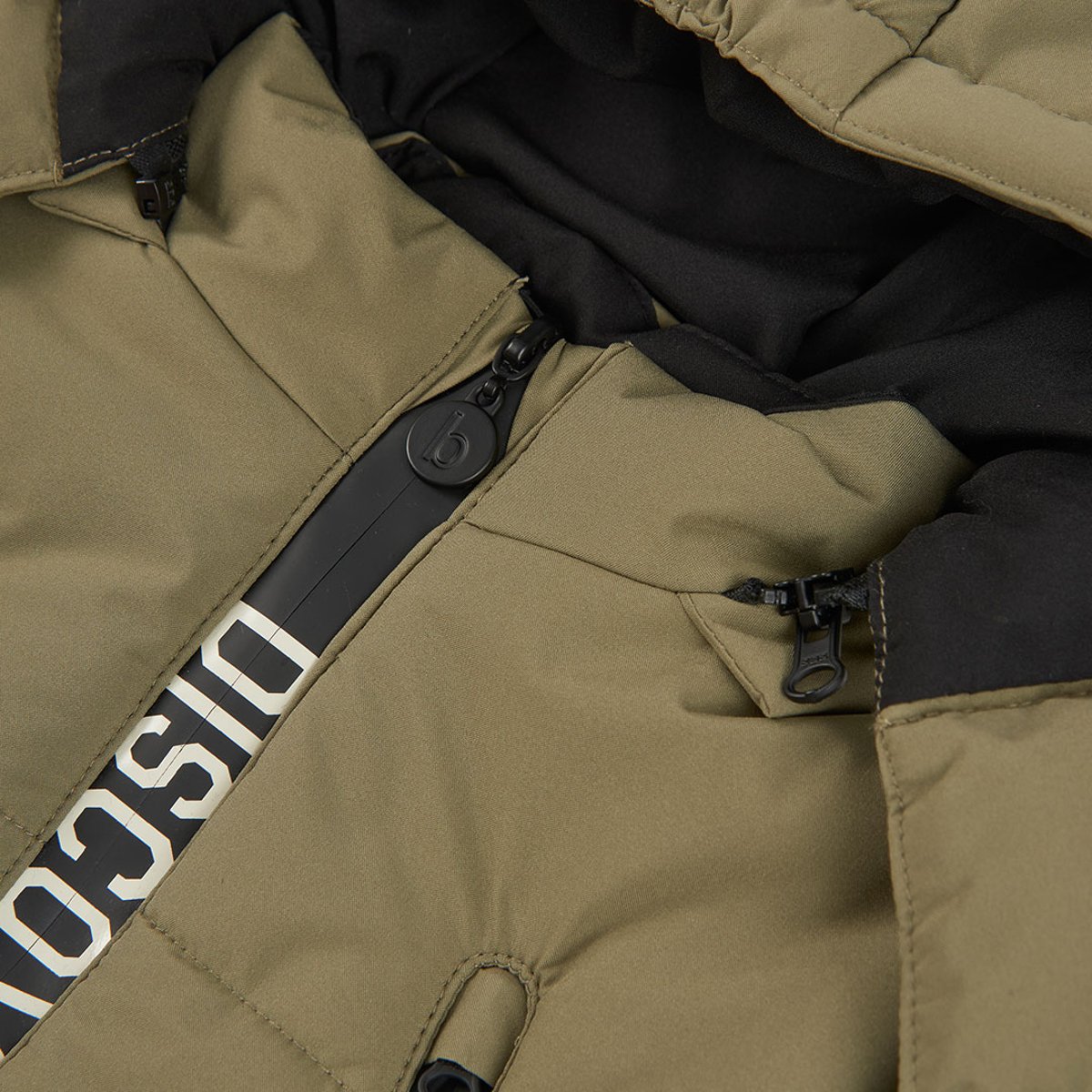 Parka tissu technique garçon avec capuche multicolore, BOBOLI