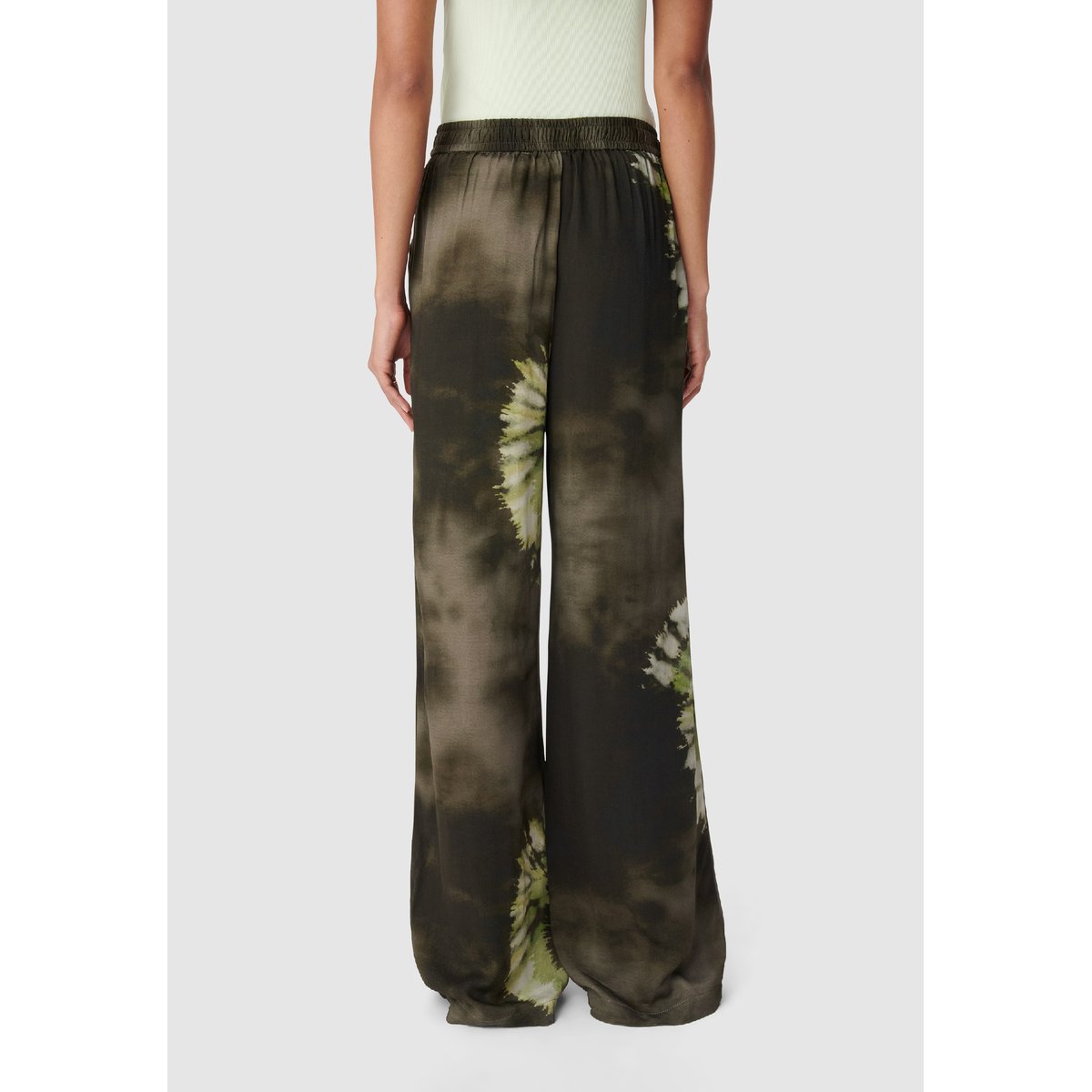 Pantalon imprimé esprit jogger vert foncé, IKKS