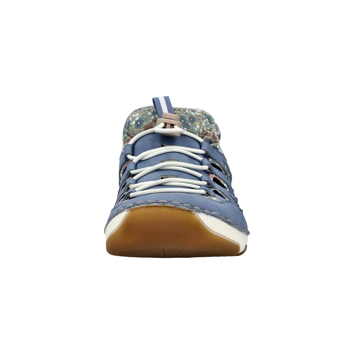 Basket Cuir Morelia bleu, RIEKER