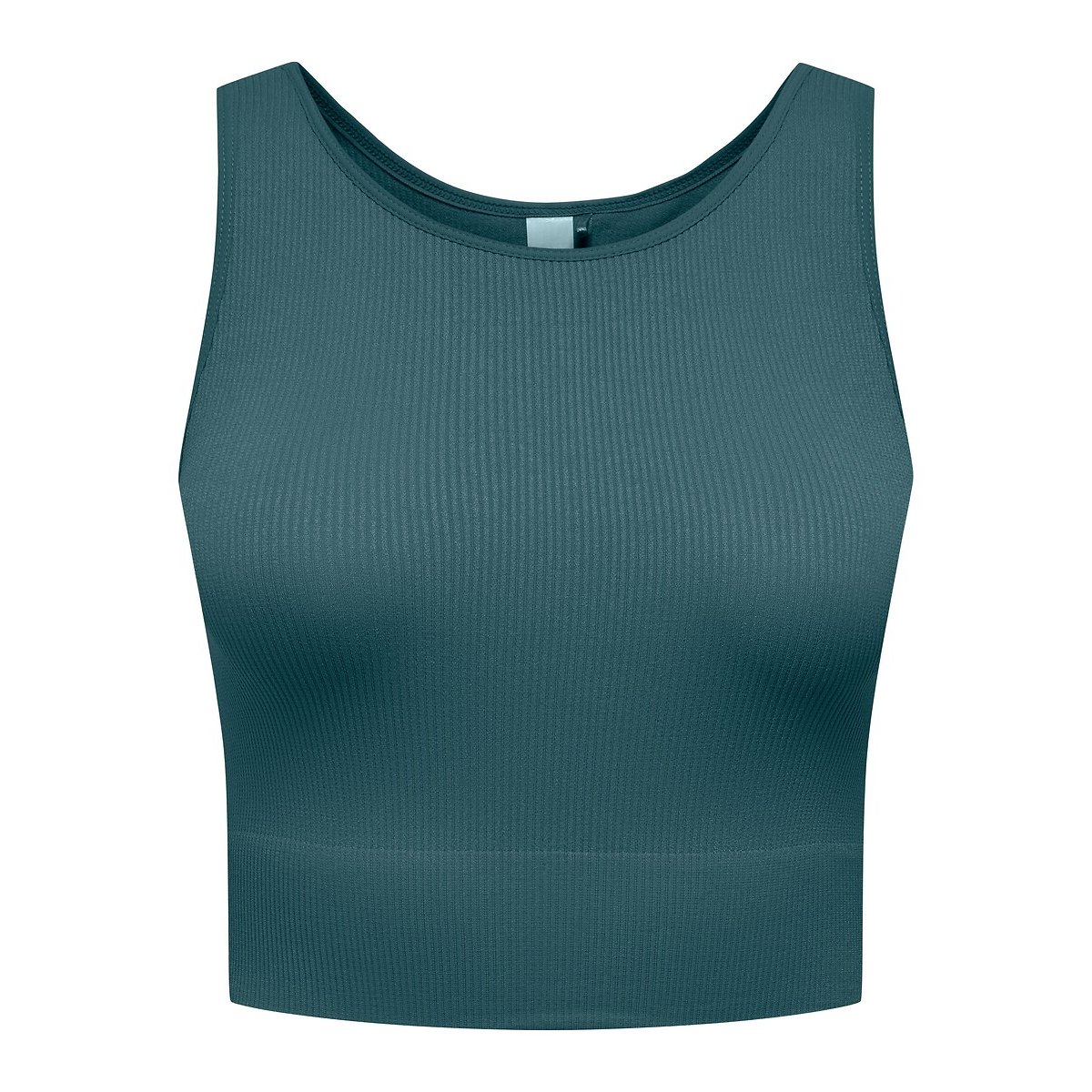 Crop-top Jaia sans coutures bleu canard, ONLY PLAY