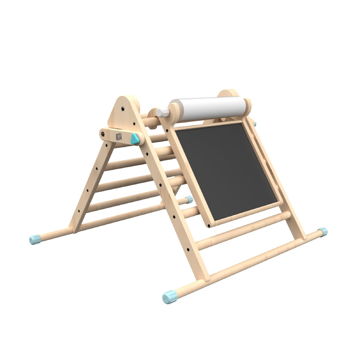 Triangle d'escalade pliable avec tableau marron, ACTIVE TOTS
