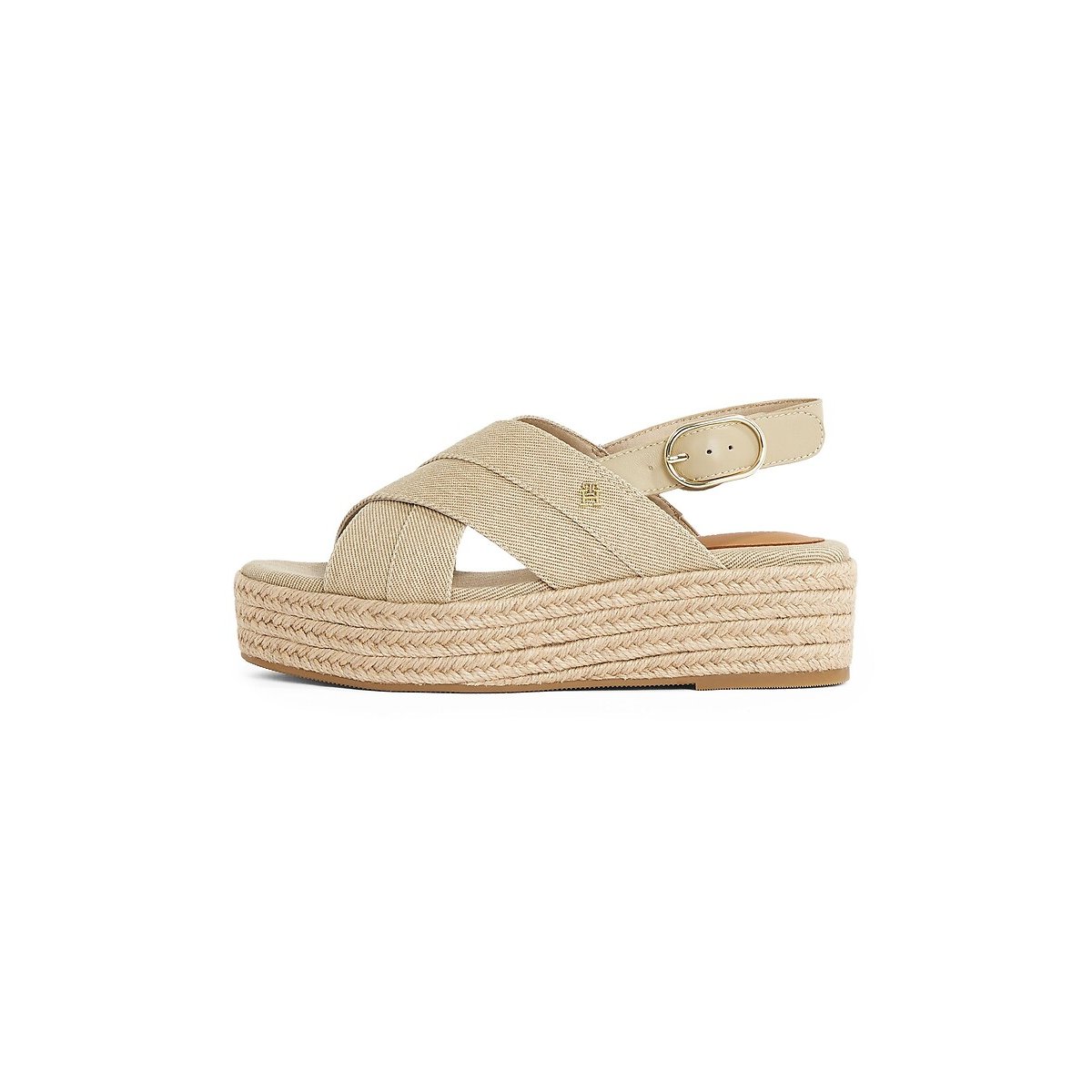 Sandali con platform beige, TOMMY HILFIGER