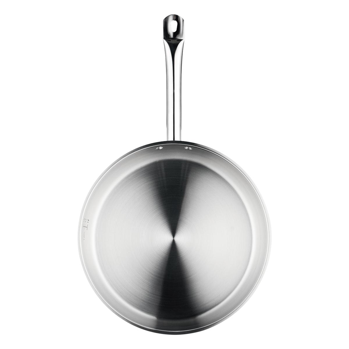 Poêle inox 32cm induction couleur unique, LAGUIOLE CUISSON