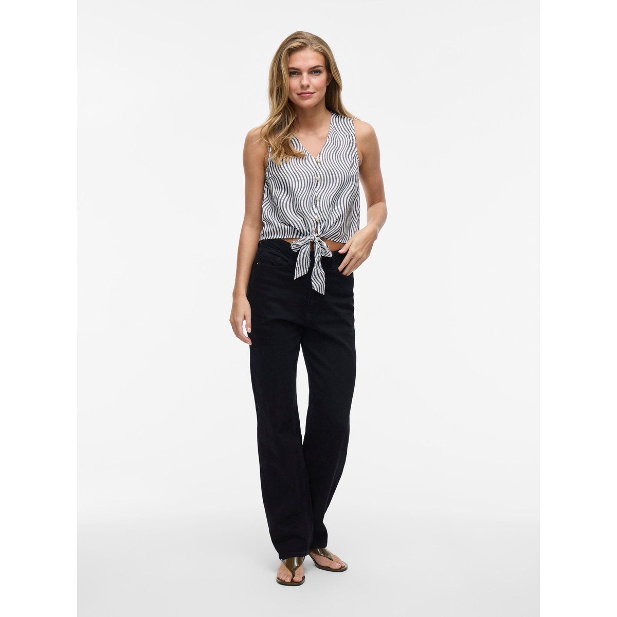 Top Sans Manches navy blazer, VILA