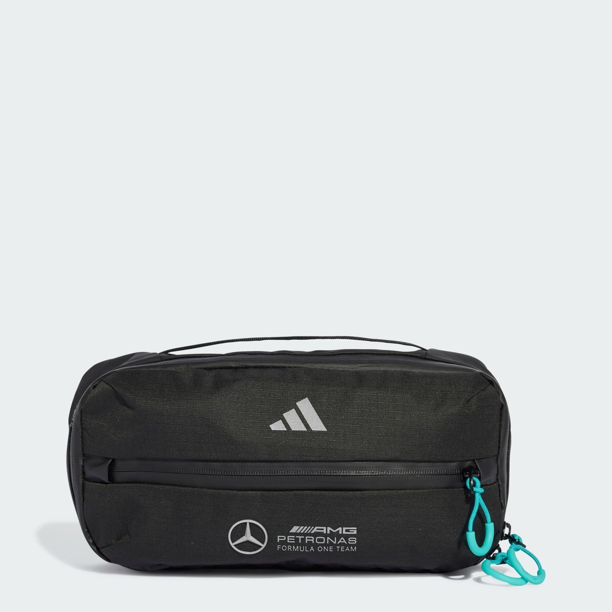 Sac Banane Système De Rangement Intelligent Mercedes - Amg Petronas Formula One Team black / reflective silver / semi mint rush, adidas Performance