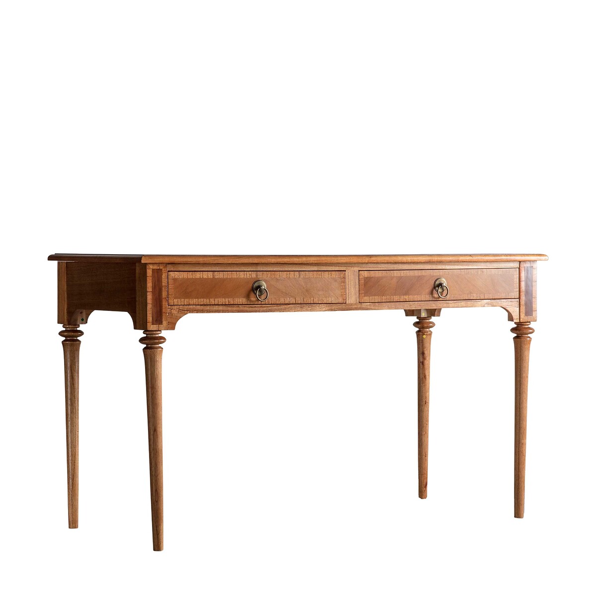 Solara Mindi Wood 2-Drawer Desk walnut wood, ÉDITÉ