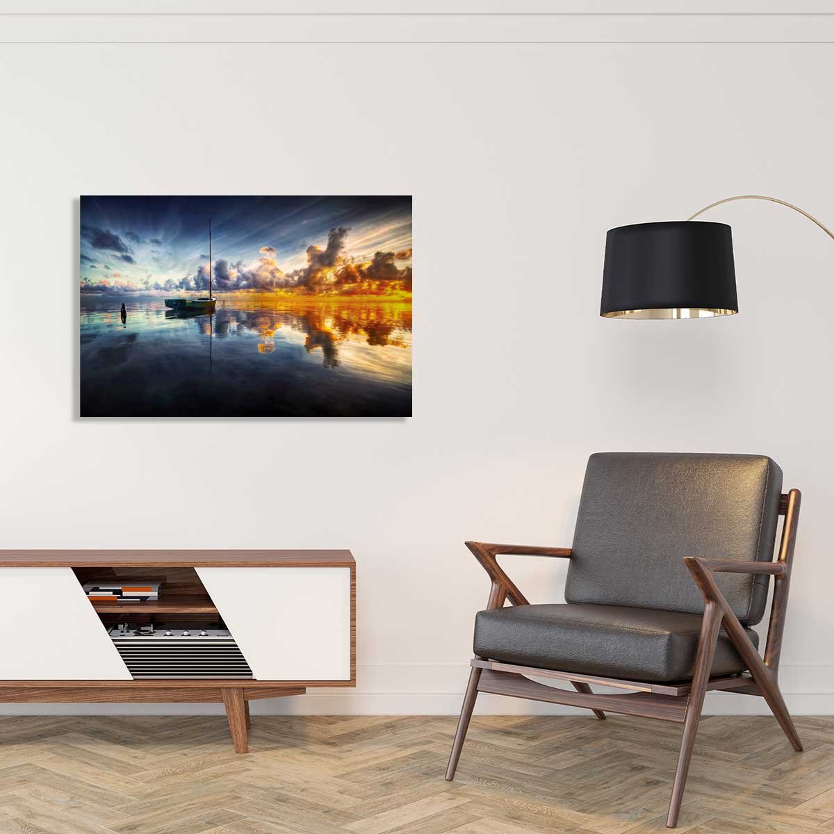 Tableau beauté des lacs tableau alu dibond, HEXOA